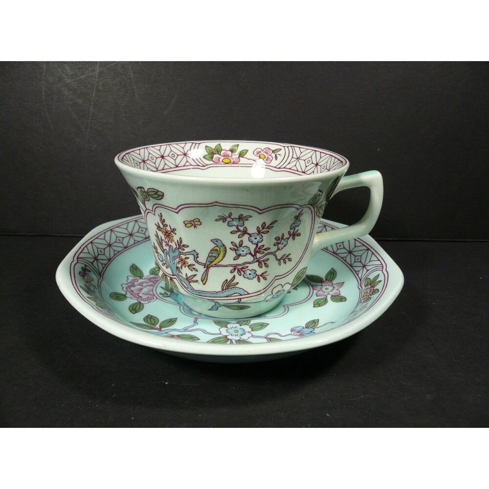 ADAMS Calyx Ware SINGAPORE BIRD Cup & Saucer